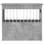 Jaula para perros madera ingeniería gris hormigón 55x75x65 cm by vidaXL, Dog kennels - Ref: Foro24-838319, Price: 89,02 €, Di...