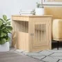 Jaula para perros madera de ingeniería roble Sonoma 55x80x68 cm by vidaXL, Dog kennels - Ref: Foro24-838325, Price: 87,91 €, ...