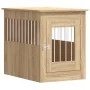 Jaula para perros madera de ingeniería roble Sonoma 55x80x68 cm by vidaXL, Dog kennels - Ref: Foro24-838325, Price: 87,91 €, ...