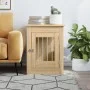 Jaula para perros madera de ingeniería roble Sonoma 55x80x68 cm by vidaXL, Dog kennels - Ref: Foro24-838325, Price: 87,91 €, ...