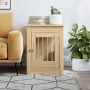 Jaula para perros madera de ingeniería roble Sonoma 55x80x68 cm by vidaXL, Dog kennels - Ref: Foro24-838325, Price: 83,15 €, ...