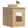 Jaula para perros madera de ingeniería roble Sonoma 55x80x68 cm by vidaXL, Dog kennels - Ref: Foro24-838325, Price: 87,91 €, ...