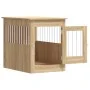 Jaula para perros madera de ingeniería roble Sonoma 55x80x68 cm by vidaXL, Dog kennels - Ref: Foro24-838325, Price: 87,91 €, ...