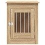 Jaula para perros madera de ingeniería roble Sonoma 55x80x68 cm by vidaXL, Dog kennels - Ref: Foro24-838325, Price: 83,15 €, ...