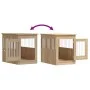 Jaula para perros madera de ingeniería roble Sonoma 55x80x68 cm by vidaXL, Dog kennels - Ref: Foro24-838325, Price: 87,91 €, ...