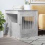 Hundekäfig aus grauem Betonholz 64,5x80x71 cm von vidaXL, Hundehütten - Ref: Foro24-838333, Preis: 123,00 €, Rabatt: %