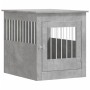 Jaula para perros madera ingeniería gris hormigón 64,5x80x71 cm by vidaXL, Dog kennels - Ref: Foro24-838333, Price: 123,00 €,...