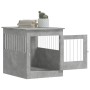 Jaula para perros madera ingeniería gris hormigón 64,5x80x71 cm by vidaXL, Dog kennels - Ref: Foro24-838333, Price: 123,00 €,...