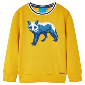 Kinder-Sweatshirt in Ockerfarbe, Größe 92. von vidaXL, Kinder-T-Shirts - Ref: Foro24-13334, Preis: 11,40 €, Rabatt: %