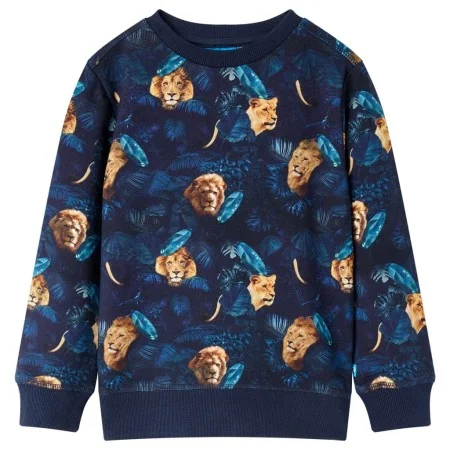 Kinderhoodie in Marineblau 104 von vidaXL, Kinder-T-Shirts - Ref: Foro24-13315, Preis: 12,91 €, Rabatt: %