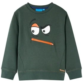 Dunkelgrüner Kinderhoodie 92 von vidaXL, Kinder-T-Shirts - Ref: Foro24-13374, Preis: 11,43 €, Rabatt: %