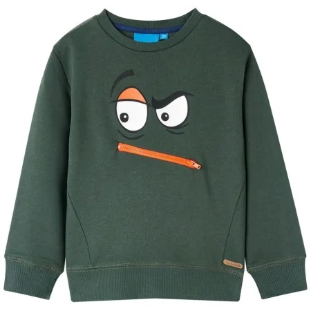 Sudadera infantil verde oscuro 92 by vidaXL, Kids T-shirts - Ref: Foro24-13374, Price: 11,43 €, Discount: %