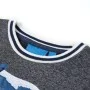 Kinder-Sweatshirt in Marineblau Melange, Größe 116. von vidaXL, Kinder-T-Shirts - Ref: Foro24-13341, Preis: 11,29 €, Rabatt: %