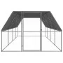 Hühnerstall für den Außenbereich aus verzinktem Stahl, 3 x 8 x 2 m von vidaXL, Käfige und Lebensräume für Kleintiere - Ref: F...
