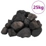Black volcanic rocks 25 kg 5-8 cm by vidaXL, Aquarium decoration - Ref: Foro24-155322, Price: 71,18 €, Discount: %