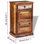 4-tier shoe rack with recycled solid wood drawer by vidaXL, Shoe racks and shoe organizers - Ref: Foro24-243974, Price: 263,3...