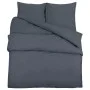 Anthrazitfarbenes Bettbezug-Set aus heller Mikrofaser, 260 x 240 cm von vidaXL, Bettbezüge - Ref: Foro24-135940, Preis: 29,27...