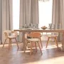 Esszimmerstühle, 4 Stück, gebogenes Holz und cremefarbenes Kunstleder von vidaXL, Essstühle - Ref: Foro24-3092386, Preis: 632...