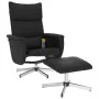 Massage recliner with footrest black synthetic leather by vidaXL, Armchairs - Ref: Foro24-356600, Price: 131,47 €, Discount: %