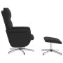 Massage recliner with footrest black synthetic leather by vidaXL, Armchairs - Ref: Foro24-356600, Price: 131,47 €, Discount: %