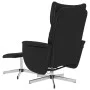 Sillón reclinable masaje con reposapiés cuero sintético negro de vidaXL, Sillones - Ref: Foro24-356600, Precio: 131,45 €, Des...
