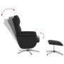 Massageliege mit Fußstütze aus schwarzem Kunstleder von vidaXL, Sessel - Ref: Foro24-356600, Preis: 132,59 €, Rabatt: %
