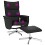 Massage recliner with footrest black synthetic leather by vidaXL, Armchairs - Ref: Foro24-356600, Price: 131,47 €, Discount: %