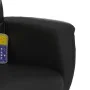 Massage recliner with footrest black synthetic leather by vidaXL, Armchairs - Ref: Foro24-356600, Price: 131,47 €, Discount: %
