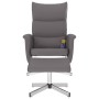 Liegender Massagesessel mit Fußstütze aus grauem Kunstleder von vidaXL, Sessel - Ref: Foro24-356599, Preis: 133,33 €, Rabatt: %