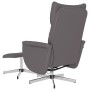 Liegender Massagesessel mit Fußstütze aus grauem Kunstleder von vidaXL, Sessel - Ref: Foro24-356599, Preis: 133,33 €, Rabatt: %
