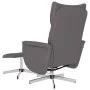 Reclining massage chair with footrest in gray synthetic leather by vidaXL, Armchairs - Ref: Foro24-356599, Price: 132,29 €, D...