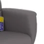 Reclining massage chair with footrest in gray synthetic leather by vidaXL, Armchairs - Ref: Foro24-356599, Price: 132,29 €, D...