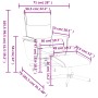 Liegender Massagesessel mit Fußstütze aus grauem Kunstleder von vidaXL, Sessel - Ref: Foro24-356599, Preis: 133,33 €, Rabatt: %