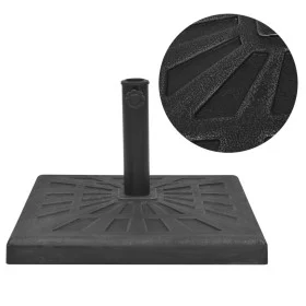 Base de sombrilla resina cuadrada negra 12 kg de vidaXL, Bases para sombrillas - Ref: Foro24-43660, Precio: 44,47 €, Descuent...