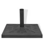 Base de sombrilla resina cuadrada negra 12 kg de vidaXL, Bases para sombrillas - Ref: Foro24-43660, Precio: 41,95 €, Descuent...