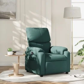 Dark Green Fabric Recliner by vidaXL, Armchairs - Ref: Foro24-373416, Price: 188,43 €, Discount: %