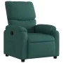 Dark Green Fabric Recliner by vidaXL, Armchairs - Ref: Foro24-373416, Price: 188,43 €, Discount: %