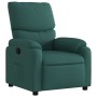 Sillón reclinable de tela verde oscuro de vidaXL, Sillones - Ref: Foro24-373416, Precio: 191,25 €, Descuento: %
