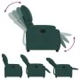 Dark Green Fabric Recliner by vidaXL, Armchairs - Ref: Foro24-373416, Price: 188,43 €, Discount: %