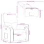 Dunkelgrüner Stoffsessel von vidaXL, Sessel - Ref: Foro24-373416, Preis: 191,25 €, Rabatt: %