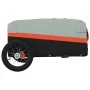 Black and orange iron bicycle trailer 30 kg by vidaXL, Bicycle trailers - Ref: Foro24-94033, Price: 102,75 €, Discount: %