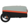 Schwarz-orangefarbener Fahrradanhänger aus Eisen, 30 kg von vidaXL, Fahrradanhänger - Ref: Foro24-94033, Preis: 105,17 €, Rab...