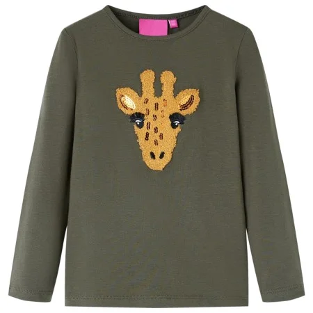 Khaki long-sleeved children's t-shirt 92 by vidaXL, Kids T-shirts - Ref: Foro24-13484, Price: 8,59 €, Discount: %