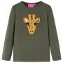 Khaki long-sleeved children's t-shirt 92 by vidaXL, Kids T-shirts - Ref: Foro24-13484, Price: 8,59 €, Discount: %