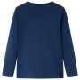 Marineblaues Langarm-T-Shirt für Kinder 128 von vidaXL, Kinder-T-Shirts - Ref: Foro24-13492, Preis: 8,66 €, Rabatt: %