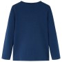 Marineblaues Langarm-T-Shirt für Kinder 128 von vidaXL, Kinder-T-Shirts - Ref: Foro24-13562, Preis: 8,39 €, Rabatt: %