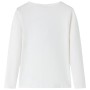 Langarm-T-Shirt für Kinder in der Farbe Ecru 92 von vidaXL, Kinder-T-Shirts - Ref: Foro24-13624, Preis: 8,94 €, Rabatt: %
