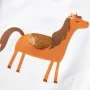 Langarm-T-Shirt für Kinder in der Farbe Ecru 92 von vidaXL, Kinder-T-Shirts - Ref: Foro24-13624, Preis: 8,85 €, Rabatt: %