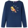 Marineblaues Langarm-T-Shirt für Kinder 92 von vidaXL, Kinder-T-Shirts - Ref: Foro24-13639, Preis: 8,59 €, Rabatt: %