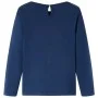 Marineblaues Langarm-T-Shirt für Kinder 92 von vidaXL, Kinder-T-Shirts - Ref: Foro24-13639, Preis: 8,59 €, Rabatt: %